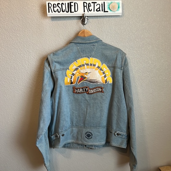 Harley-Davidson Other - Harley Davidson Denim Jacket Easy Riders amens XL